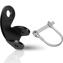 자전거 트레일러 바이크트레일러 뒷바구니 내구성 커넥터 견인 헤드 장착 어댑터, 하얀