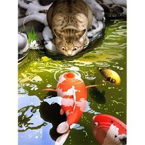 부귀재물 잉어 우드 직소퍼즐 동물 세로 행운 금전 상징 그림 300 500 1000조각 선물용 집중력향상 성인용 장난감, 11번, 500조각