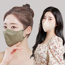 KF94 호프리미엄 마스크 30매 특대형 새부리형 숨쉬기 편한 컬러 마스크 아이보리 라이트그레이 카키 블랙 화이트 그레이 베이지 핑크 (1팩 5매입), [프리미엄] KF94 화이트 30매