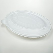 TY-340파이 타원찜용기(소) 1900ml 화이트 100개 세트
