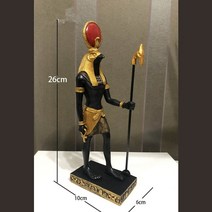 정원 장식조각상 이집트 여신 이시스 동상 모성 마법의 키거실 미니어쳐거실 미니어쳐, 26x10x6cm, 02 26x10x6cm