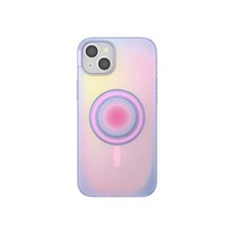 PopSockets 둥근 폰 그립이 MagSafe와 호환되는 팝소켓 아이폰15 플러스 케이스 플러스용 폰케이스 무선충전 호환 - 아우라