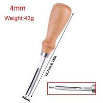가죽 수동 피할기 leather 칼 트리밍 절단 키트 도구, 4mm