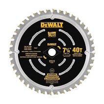 디월트 원형톱날 7 1/4인치 40개의 톱니 복합 데킹 (DWA31740)