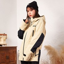 YOBEAT PRESSURE JACKET 베이지 요비트 스노우보드복 남녀공용 프레셔보드복 프레셔자켓