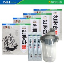 산약촌 안동마 분말 스틱, 4박스(100포)+쉐이커