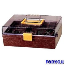 ForU690 매표 고무인함 인장함 중 145mm 사무 나무 도장 문구 계약 잉크 오피스