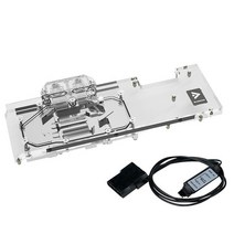 저렴한 다채로운 iGame RTX 3090 용 Barrow GPU 워터 블럭 Advanced 10G 그래픽 카드 쿨러, 01 Used By Controller