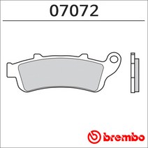 브렘보 실버윙 프론트 브레이크패드 07072XS
