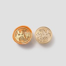 왁스 인감 스탬프 빈티지 라운드 골동품 씰링 초대장 DIY 봉투 취미 도구 전용 구리 헤드 교체, [02] RKOS0038-B