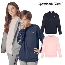 [REEBOK] 리복키즈 주니어 로고포인트 맨투맨 2종 택1