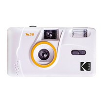 다회용필름카메라 kodak m38 카메라 일회용 카메라 135 필름 바보 토이카메라, 하얀, 2롤 필름으로