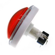 100mm 푸시 버튼 5V 12V 조명 10CM Led 스위치 비디오 아케이드 DJ 게임 자동 판매기 응답 장치 DIY 부품, 1-빨간색