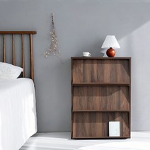 마켓비 EZBO 플랩도어 3문 수납장 6082, 코코아월넛