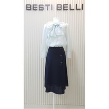[베스띠벨리] W몰 플라워 셔링 쉬폰 블라우스 BCBAB2409