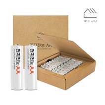 [위주]전지전능 알카라인 건전지 AA 32개입 2개, 단품