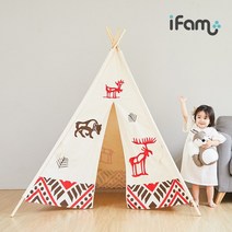 아이팜 레인디어 캔버스 유아 인디언 텐트