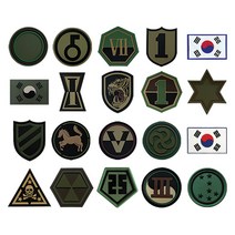 [군지] 실리콘 사단 마크 부대마크 벨크로 군용 군인약장 패치 와펜, 제2작전사령부