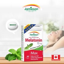 (자미에슨) 패스트 디솔빙 꿀잠 성분 Mela-tonic 10mg MAX 60정