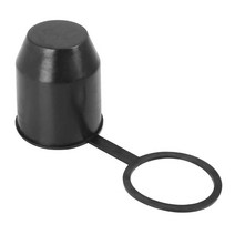 캠핑카제작부품 악세사리 towing hitch caravan trailer towball protector car rv screw parts 방진 플라스틱 견인 볼 프로텍터, 없음