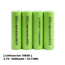 배터리 호환 18650 3.7V 2900mAh 충전식 리튬 이온 손전등 전기 자전거 레이저 포인터 3C-5C 고출력 방전, 3.7 볼트_30 PCS 2900mah