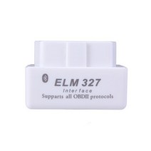 자동차 차량 진단기 elm327 블루투스 슈퍼 미니 v2.1 obd ii 자동차 진단 도구 android elm 327 2.1 블루투스 obd2 코드 리더기, 하얀