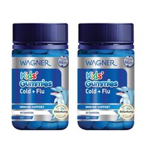 (호주직배) 1+1 와그너 키즈 삼부커스 비타민 젤리 구미 60구미 Wagner Kids Gummies Cold & Flu 60 Gummies