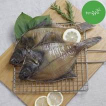 반건조가자미 참가자미 구이 조림 튀김 제사용 제수용 2미 속초 반건조생선, 반건조 참가자미 대 2미 (30cm내외)