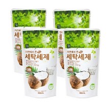 파파야플러스 친환경 1종 세탁세제 300ml ( 4봉묶음+1)