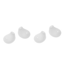 1 쌍 이어 팁 버드 이어 버드 이어팁 귀마개 삼성 s6 가장자리 이어폰, 1.7x1.5x1cm, 실리콘, 화이트