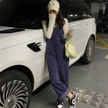 키작녀 여성 코듀로이 점프수트 니트 조거팬츠 원피스 슈트