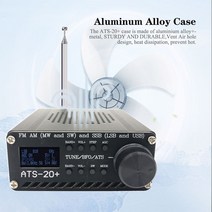 ANYSECU SI4732 ATS-20 + 밴드 라디오 수신기 FM (MW & SW) SSB 스캐너 휴대용, 한개옵션1, 한개옵션0