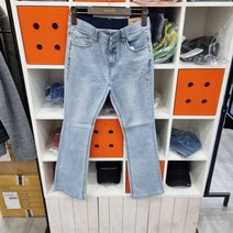 잠뱅이 여성용 오비안밴드 스톤 솔트워싱 슬림 NE-LB