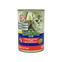 컴페니언 클래식 참치와 닭고기 400g