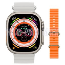 뮤직복싱기계HK8 프로 최대 스마트 워치 49mm 2.12 인치 AMOLED 화면 상쾌율 NFC Smartwatch 울트라 시리즈, 04 Ocean white