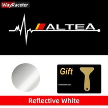 좌석용 반사 비닐 자동차 창 스티커 이비자 큐프라 아로나 Ateca 코르도바 엑세오 레온 미이 타라코 톨레, 13 Altea_02 2 Pieces