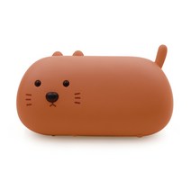 Muid 고양이 손난로 핫팩 휴대용 속열 보조배터리 겸용 충전기 USB 충전기 귀여운 고양이 큰부리 오리, 오랜지색 고양이