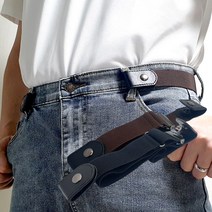 산넘산 빅사이즈 등산 다이어트 고무 노버클 프리벨트 고무줄벨트 프리사이즈 벨트, 프리벨트 블랙
