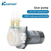 튜브공기주입기 튜브바람넣는기계 무선에어펌프 kamoer 260mlmin 12v24v khpp260 연동 펌프 액체 이송 펌프 기어 어셈블리 prex 실리콘 튜빙 dc 모터 펌프, khpp260 12v(hb)