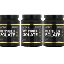 캘리포니아골드뉴트리션 CGN 아이솔레이트 유청단백질 무맛 454g, 3개