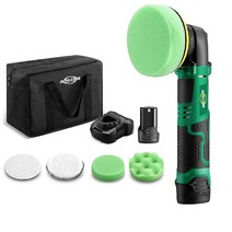 무선폴리셔 자동차 광택기 무선 미니 폴리셔 자동차 폴리싱 머신 3000rpm 12V 전기 폴리쉬 기계 속도 조정, 01 1 x battery set