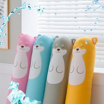 조우니 뭉찌 쿨 매쉬 바디필로우 안고자는 대형롱쿠션 롱베개, 뭉찌 바디필로우 쿨매쉬 커버(옐로우)+솜추가
