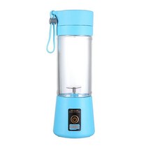휴대용 블렌더 USB 믹서 두 블레이드 전기 Juicer 기계 스무디 미니 프로세서 개인, 02 blue_01 CHINA