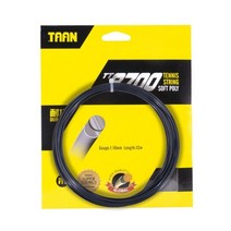 테니스 라켓 스트링 라켓줄 TAAN-테니스 스트링 내구성 좋은 폴리에스터 12m 게이지 1.15mm 테니스 라켓, 01 TT8700 Black