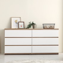 가이온 어스 3단 1600 서랍장 세트, 아카시아화이트