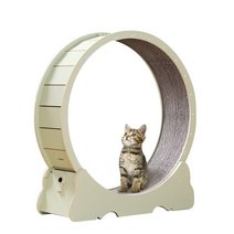 Runcats 원목캣휠 원목캣타워 캣워크 런닝머신 스크래쳐 고양이 실내 운동훈련 헬스기구 DIY 또는 5분만 간이조립 다양한 색상 사이즈, 자체 조립S(83*36*92), 아보카도 그린