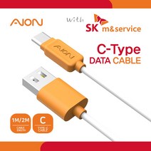 SK AION USB C타입 고속 충전 데이터 케이블 1M (1A) 데이터케이블