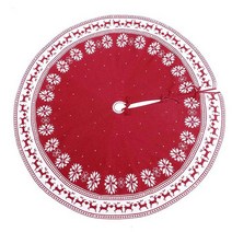 90/122cm 크리스마스 트리 스커트 기본 바닥 매트 커버 홈 장식 장식 크리스마스 선물, 122cm