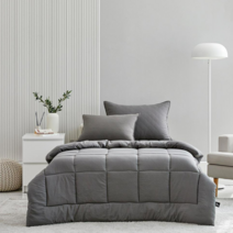 [모던하우스] 마이호텔 모달혼방 고밀도워싱 퀸차렵베개세트 차콜