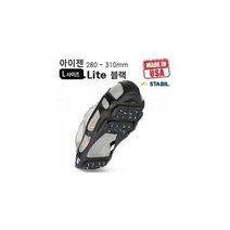 신발아이젠 미끄럼방지아이젠 등산아이젠 아이젠 Lite Black L사이즈 285mm 310mm가능 등산 빙산 미끄럼 미국 STABIL 별의별굿즈, 등산 아이젠 Lite Black L사이즈